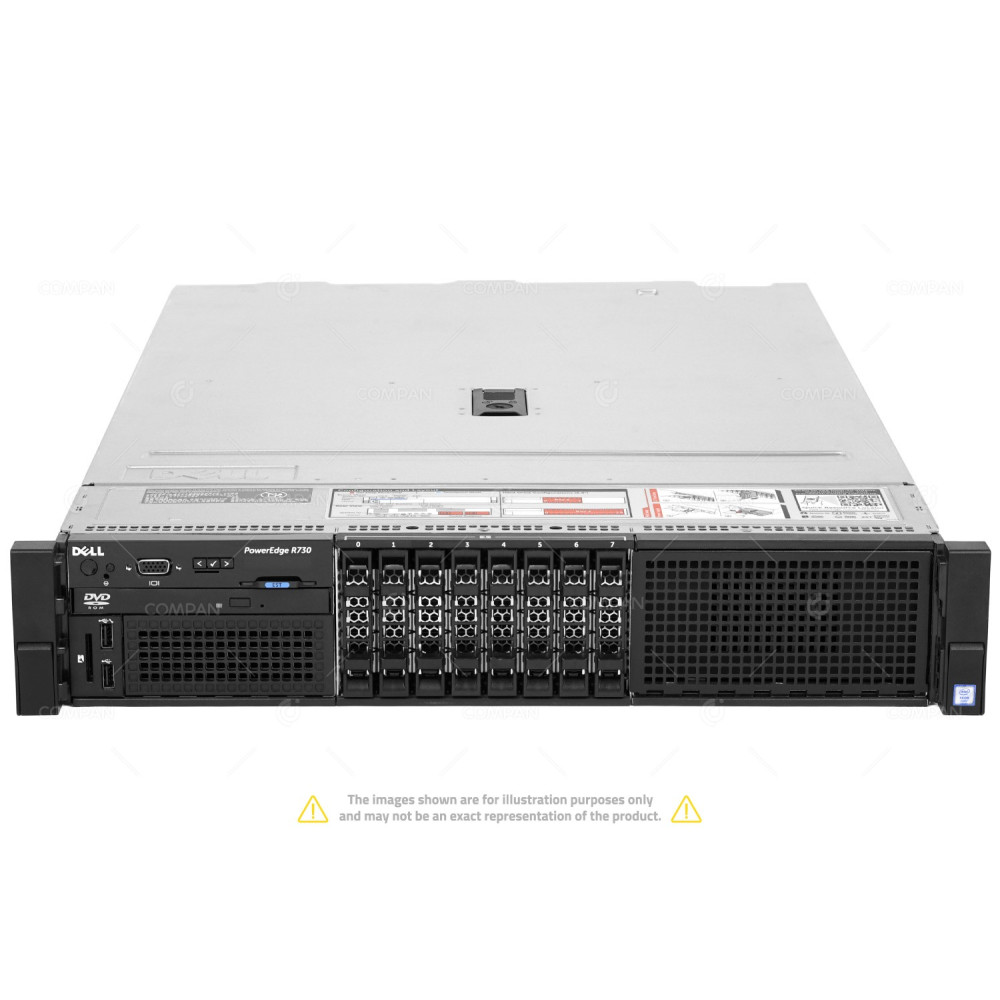 Dell PowerEdge R730 8SFF 2x Xeon E5-2620 V4 96 GB RAM 2x 600GB 10K 6G SAS 6x 1TB 7.2K 6G SATA Rails